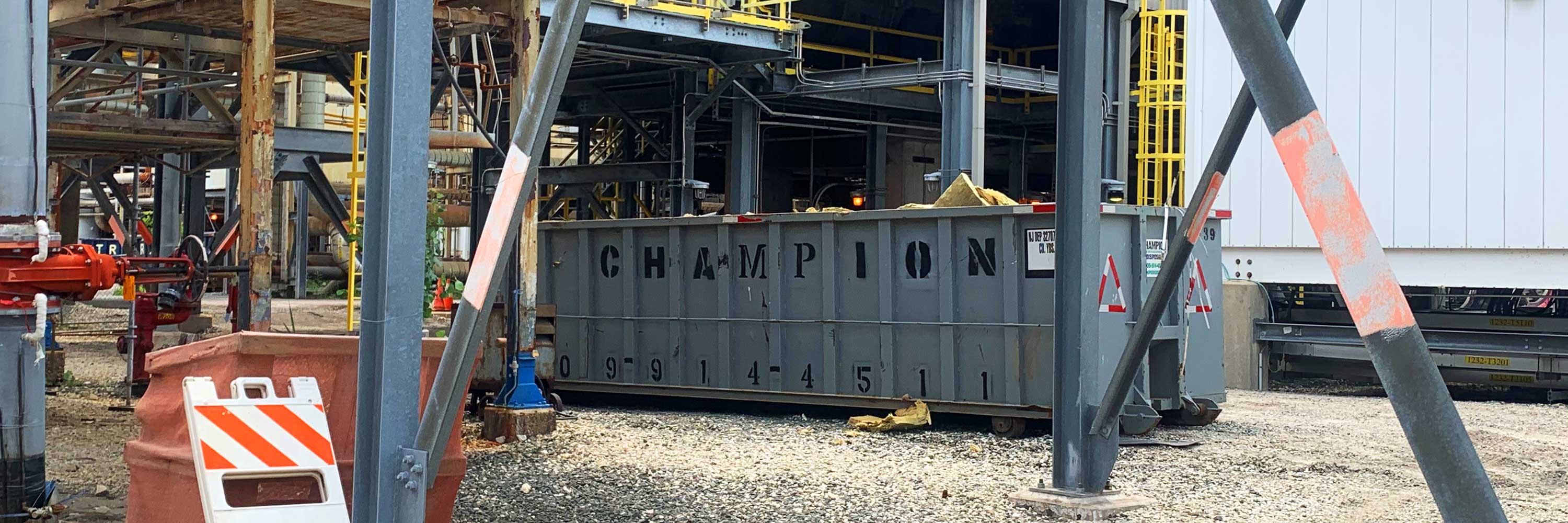 Photo of a Champion dumpster